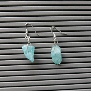 FINAL PRICE·LAST DAY Blue quartz earrings